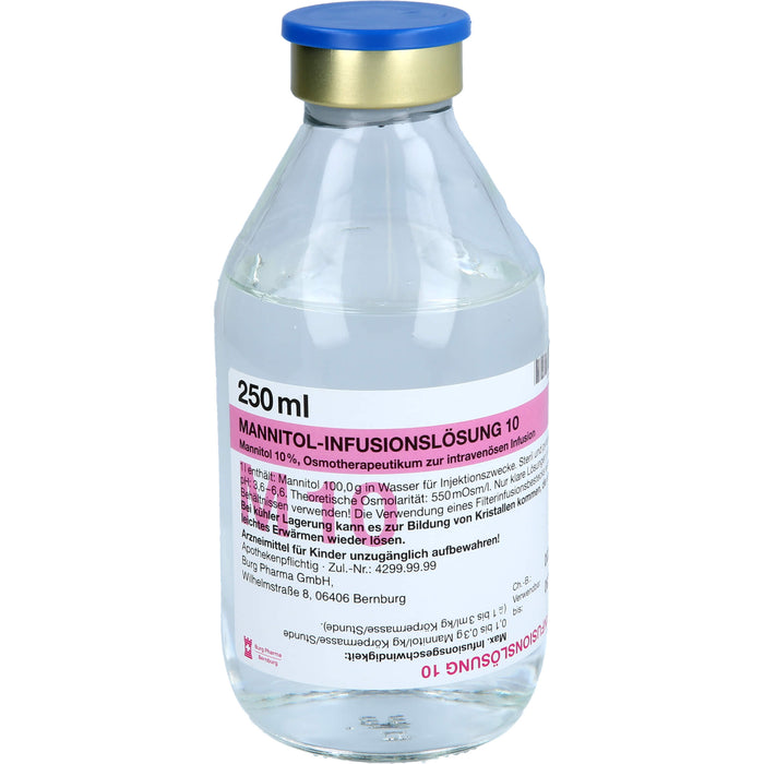 Mannitol-Infusionslösung 10 250ml, 10X250 ml INF