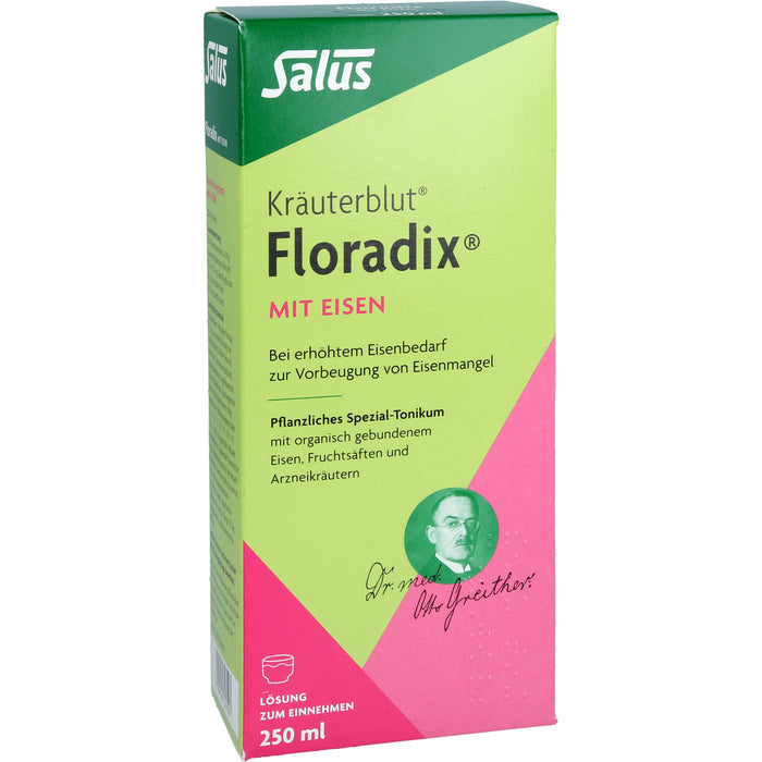 Floradix mit Eisen Lösung, 250 ml Lösung