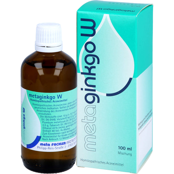 metaginkgo W, 100 ml MIS