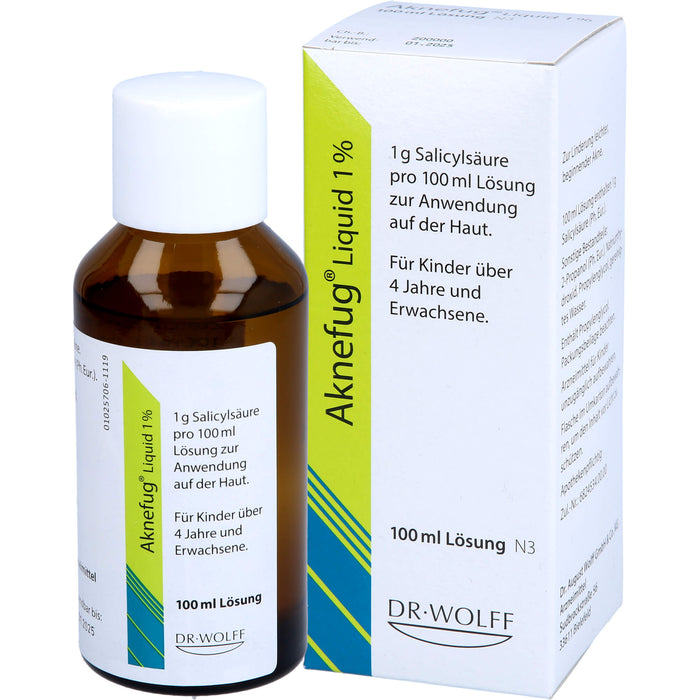 Aknefug Liquid 1 % Lösung, 100 ml Lösung